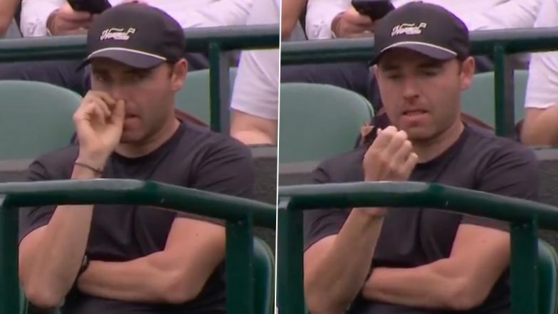 Madison Keys’ Fiancé Bjorn Fratangelo Caught Picking Nose in Awkward Wimbledon Moment, Embarrassing Act Caught on Camera Goes Viral (Watch Video)