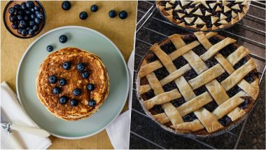 National Blueberry Day 2024 Easy Recipes: From Pancakes to Pie; Celebrate Nature’s Most Delicious and Healthy Fruit by Making 5 Interesting Dishes With Blueberries (Watch Videos)