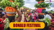 Bonalu Festival 2024 Images and Wishes: Share Happy Bonalu Greetings With These HD Wallpapers and Messages To Celebrate the Traditional Festival of Telangana
