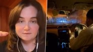 Australian Podcaster Bree Steele&rsquo;s Experience During Mumbai Monsoon Goes Viral, Calls Indians &lsquo;Toughest and Chillest&rsquo; After Uber Driver Navigates and Drives Through Flooded Street