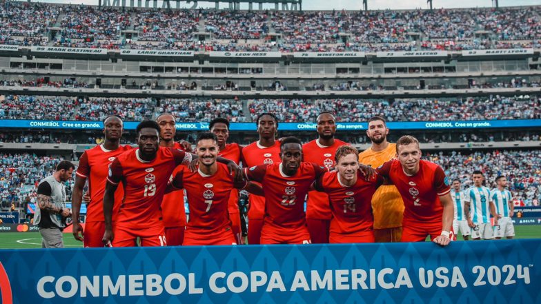 How To Watch CAN vs URU Copa America 2024 Third-Place Playoff Free Live Streaming Online in India? Get Free Live Telecast of Canada vs Uruguay Football Match Score Updates on TV