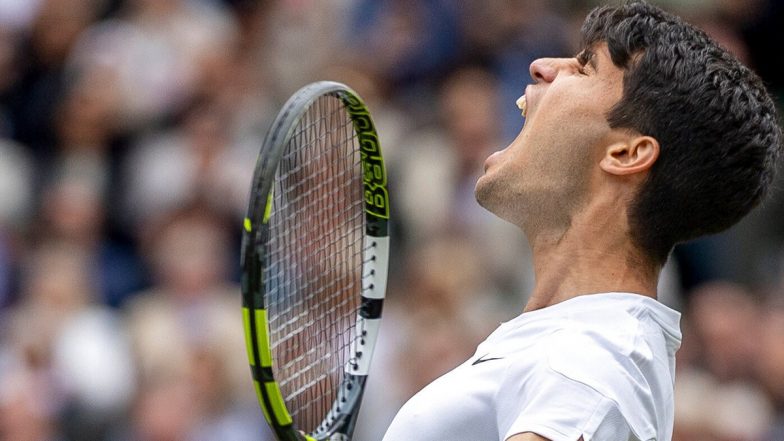 Carlos Alcaraz Reacts After Entering Wimbledon 2024 Final Following Win Over Daniil Medvedev (See Post)