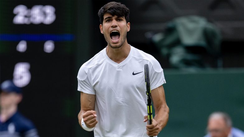 How To Watch Carlos Alcaraz vs Tommy Paul Wimbledon 2024 Men’s Singles Quarterfinal  Free Live Streaming Online in India? Get Free Live Telecast of Tennis Match Score Updates on TV