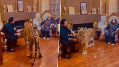 Chahat Fateh Ali Khan of 'Bado Badi' Fame Gets Scared of Tiger, Pakistani Singer’s Old Viral Video Resurfaces Online (Watch)