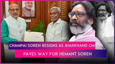 Jharkhand Chief Minister Champai Soren Resigns, Paves Way for JMM Executive President Hemant Soren