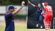 Scotland's Charlie Cassell Scripts History, Picks Best Bowling Figures of 7/21 on ODI Debut; Achieves Feat During ICC Cricket World Cup League 2 2024 Match Against Oman