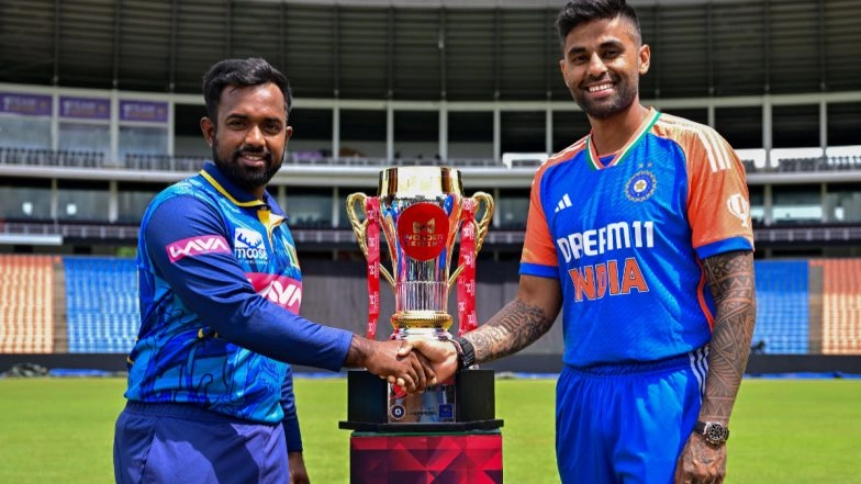 IND Win By 43 Runs | India vs Sri Lanka Highlights of 1st T20I 2024: Suryakumar Yadav, Riyan Parag Shine as Men in Blue Attain 1-0 Series Lead