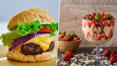 US Independence Day 2024 Special Recipes: From All-American Cheeseburger to Patriotic Trifle Dessert, Delicious Recipes To Celebrate 4th of July