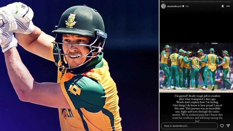 Amid Retirement Rumours David Miller's Instagram Story Post Heartbreaking T20 World Cup 2024 Final Loss Goes Viral