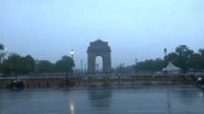 Delhi Weather Forecast: National Capital Records 25.6 Degrees Celsius; IMD Predicts Light Rain and Thunderstorm