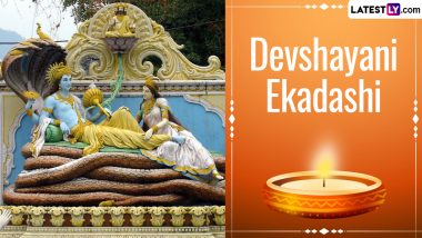 Happy Devshayani Ekadashi 2024 Greetings & Ashadhi Ekadashi Wishes: Send Lord Vishnu HD Images, Wallpapers and WhatsApp Messages on the Auspicious Day