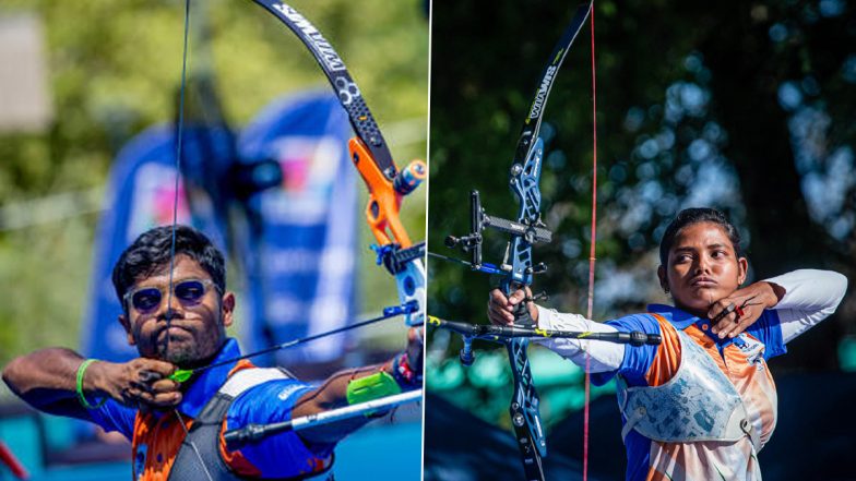 India at Paris Olympics 2024: Dhiraj Bommadevara and Ankita Bhakat Secure Spot in Recurve Mixed Team Draw Following Men's and Women's Ranking Event