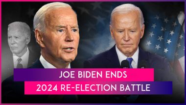 Joe Biden Ends 2024 Re-Election Battle Against Donald Trump, Says ‘In the Best Interest of Party and Country