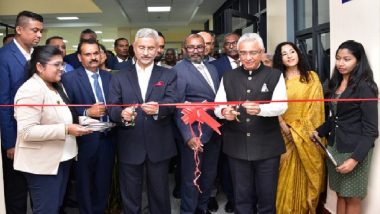 EAM S Jaishankar Inaugurates India’s First Overseas Jan Aushadi Kendra in Mauritius To Boost Ties Between Two Nations (See Pics)