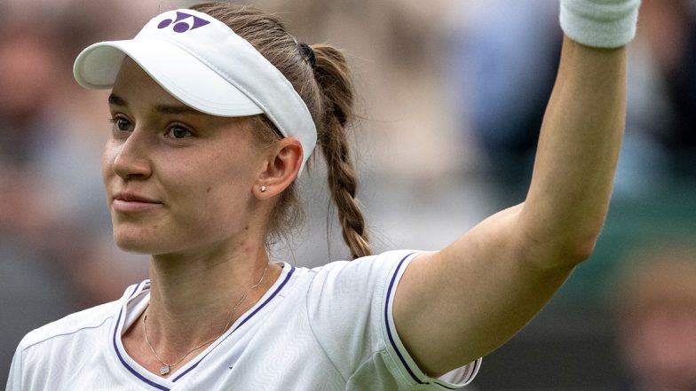 How To Watch Elena Rybakina vs Anna Kalinskaya Wimbledon 2024 Women’s Singles Round of 16 Free Live Streaming Online in India? Get Free Live Telecast of Tennis Match Score Updates on TV