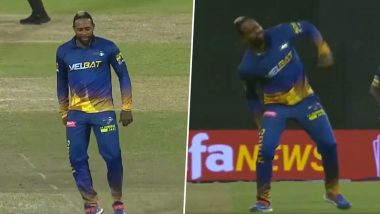 Fabian Allen Performs Unique Celebrations For Each of His Wickets As He Scalps Four Dismissals During Jaffna Kings vs Kandy Falcons LPL 2024 Qualifier 2 Match (Watch Video)