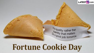 Fortune Cookie Day 2024 Date and Significance: Know All About the Annual Celebration in the United States Dedicated to the Sweet Delicacy