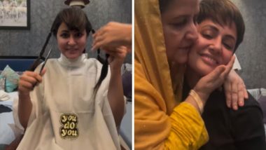 Hina Khan’s Mom Gets Emotional As Actress Cuts Hair Amid Breast Cancer Treatment (Watch Video)