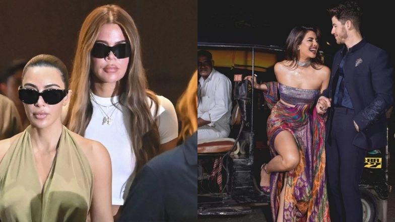 Kim Kardashian and Sister Khloe Enjoy Auto Ride in Mumbai Ahead of Anant-Radhika’s Nuptials; Here Are Other Hollywood Celebs Who Took the Joy Ride in India