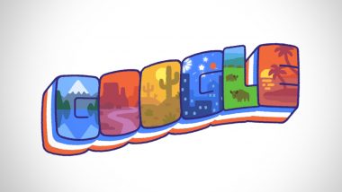 Fourth of July 2024 Google Doodle: Search Engine Giant Celebrates US Independence Day With a Vibrant Doodle Depicting Various Landscapes of the United States