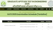 GATE 2025 Exam Dates Out at gate2025.iitr.ac.in: IIT Roorkee Announces Graduate Aptitude Test in Engineering Examination Schedule, Exams To Be Begin From February 1