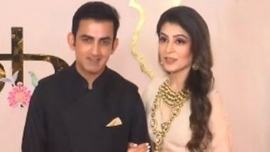 New Team India Head Coach Gautam Gambhir And Wife Natasha Attend Anant Ambani-Radhika Merchant Wedding Ceremony (Watch Video)