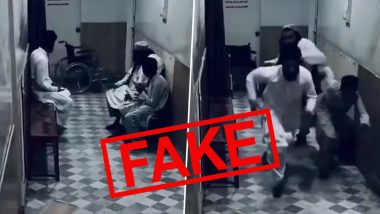 Ghost Caught on Camera at SMS Hospital in Jaipur? Scripted Video From Pakistan Goes Viral With Fake Claim of Paranormal Activity, Know the Truth Here