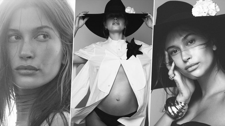 Hailey Bieber Flaunts Her Baby Bump in New Photoshoot, Proves Maternity Fashion Can Be Oh-So-Glamorous! (View Pictures)