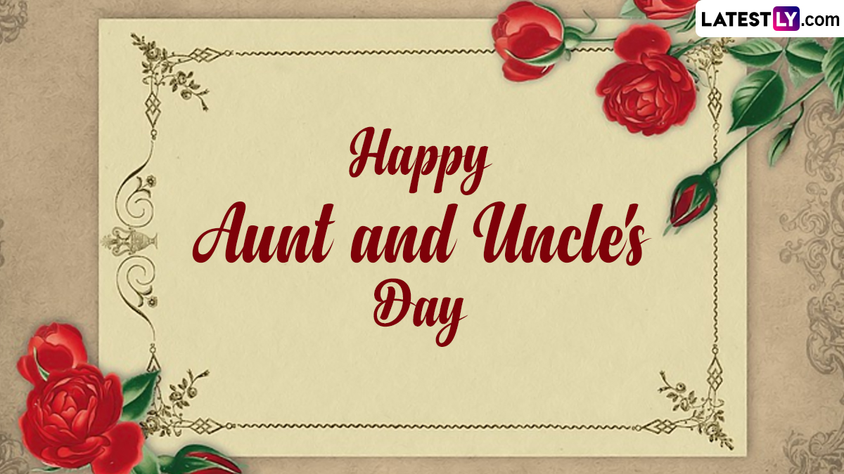 Festivals & Events News Wish Happy Aunt and Uncle's Day 2024 Messages