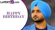 Happy Birthday Harbhajan Singh! BCCI Extends Heartfelt Birthday Wishes to the Former Cricketer As He Turns 44