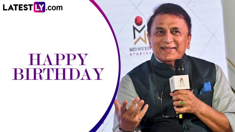 Happy Birthday Sunil Gavaskar! BCCI Extends Heartfelt Wishes to Former India Cricketer As He Turns 75