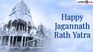 Happy Jagannath Rath Yatra 2024 Wishes, Greetings & HD Images: Share Odisha Rath Yatra Messages, Rath Photos, Wallpapers, Lord Jagannath Pics & Quotes With Loved Ones