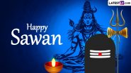Happy Sawan 2024 Greetings: Wish Happy Shravan With WhatsApp Messages, Lord Shiva HD Images, Wallpapers, Wishes and Quotes on Sawan Somwar