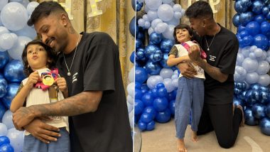 Amid Divorce Rumours With Wife Natasa Stankovic, Hardik Pandya Spends Quality Time With Son Agastya Post Team India’s T20 World Cup 2024 Triumph (See Pics and Video)