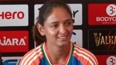 India Captain Harmanpreet Kaur Focuses on Mental Toughness Ahead of ICC Women’s T20 World Cup 2024, Says ‘Team That Is Mentally Strong in Last 4–5 Overs Wins the Match’