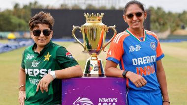 IND-W Win By Seven Wickets | India vs Pakistan Highlights of Women's Asia Cup T20 2024: Bowlers, Shafali Verma, Smriti Mandhana Shine As Women in Blue Achieve Dominant Start