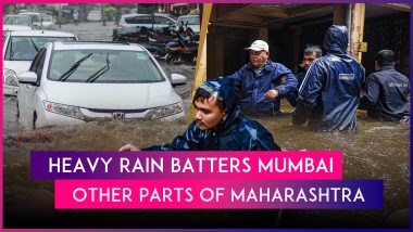 Mumbai Rains: Red Alert Issued As Heavy Rainfall Pounds City, Disrupting Normal Life; Maharashtra CM Eknath Shinde Reviews Situation