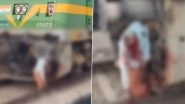 Telangana: Elderly Man Hit by Train While Crossing Tracks, Dragged for 5 Km in Ghatkesar; Disturbing Video Surfaces