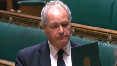 British MP Bob Blackman Takes Oath on Bible, Gita As He Returns to the House of Commons (Watch Video)