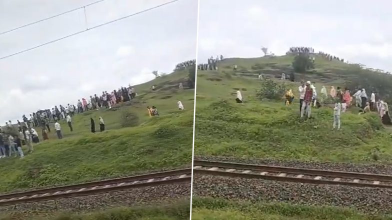 Maharashtra: Mob Pelts Stone At Bhusaval-Nandurbar Passenger Train in Jalgaon, Video Surfaces