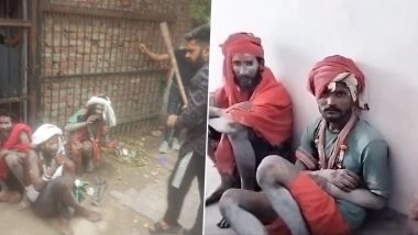 Meerut: 3 Sadhus From Haryana Allegedly Thrashed on Suspicion of Being Child Kidnappers, UP Police Deny Assault Reports After Video Surfaces