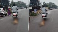 Animal Cruelty in Karnataka: Dog Tied to Scooter, Dragged on Road in Udupi; Case Registered Against Accused After Disturbing Video Surfaces