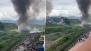 Nepal Plane Crash: Aircraft Crashes During Takeoff at Tribhuvan International Airport in Kathmandu (Watch Videos)