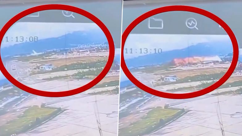 Nepal Plane Crash Caught on Camera: Video Shows Exact Moment When Saurya Airlines’ Aircraft Crashed During Takeoff in Kathmandu