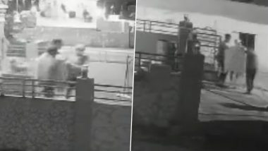 Theft Caught on Camera in Telangana: Thieves Strike at Durgamma Temple in Sangareddy, Flee With Donation Box (Watch Videos)