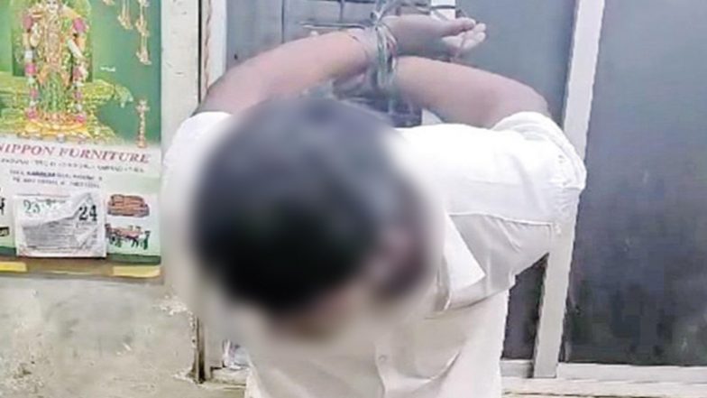 Tamil Nadu Shocker: Accused of Stealing Money, Bus Driver Tied and Beaten Up by Employer in Madurai; Case Registered (Watch Video)