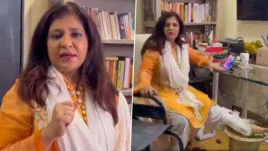 Shazia Ilmi Lambasts Rajdeep Sardesai for Defending Video Journalist Who ‘Objectified’ Her, Says ‘Cameraman Continued to Focus on My Upper Body’ (Watch Video)