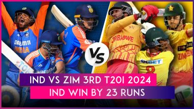 IND vs ZIM 3rd T20I 2024 Stat Highlights: Shubman Gill, Washington Sundar Help India Edge Past Stuttering Zimbabwe