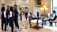Indian Contingent for Paris Olympics 2024 Head to Prime Minister’s Residence for Meeting PM Narendra Modi (Watch Video)