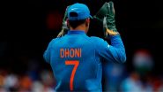 MS Dhoni Birthday Special: Thala's Obsession With Number 7 Explained As He Turns 43